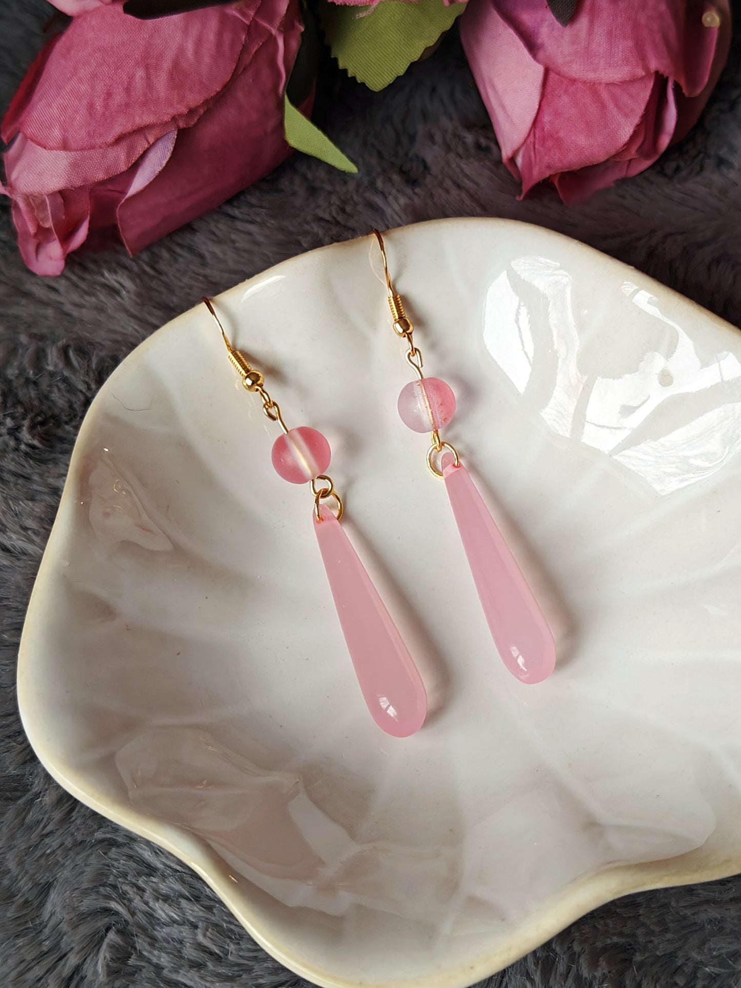 Long Tear Drop Earrings