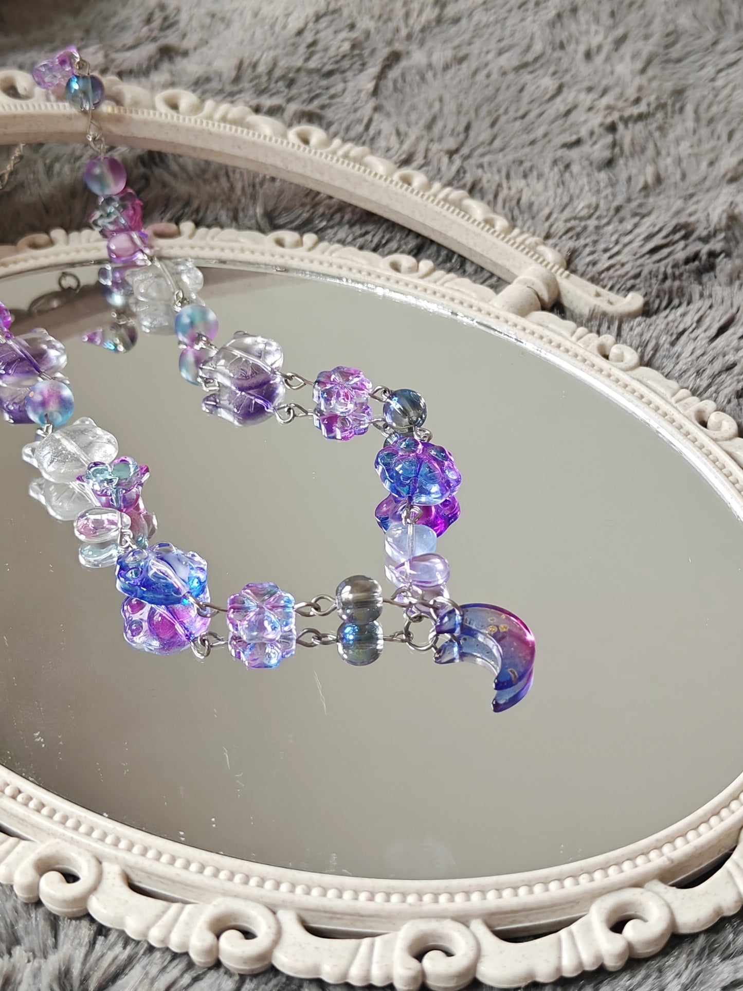 Cosmos Kitty Necklace