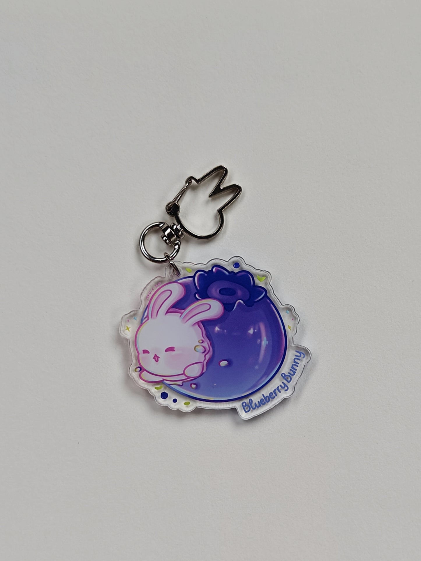 Berry Bunny Keychain