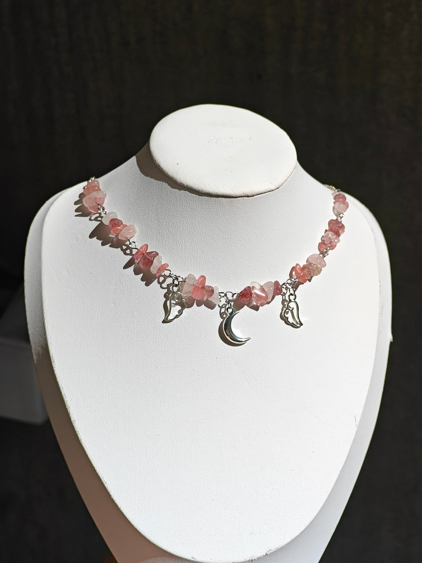Strawberry Quartz Day Dream Necklace