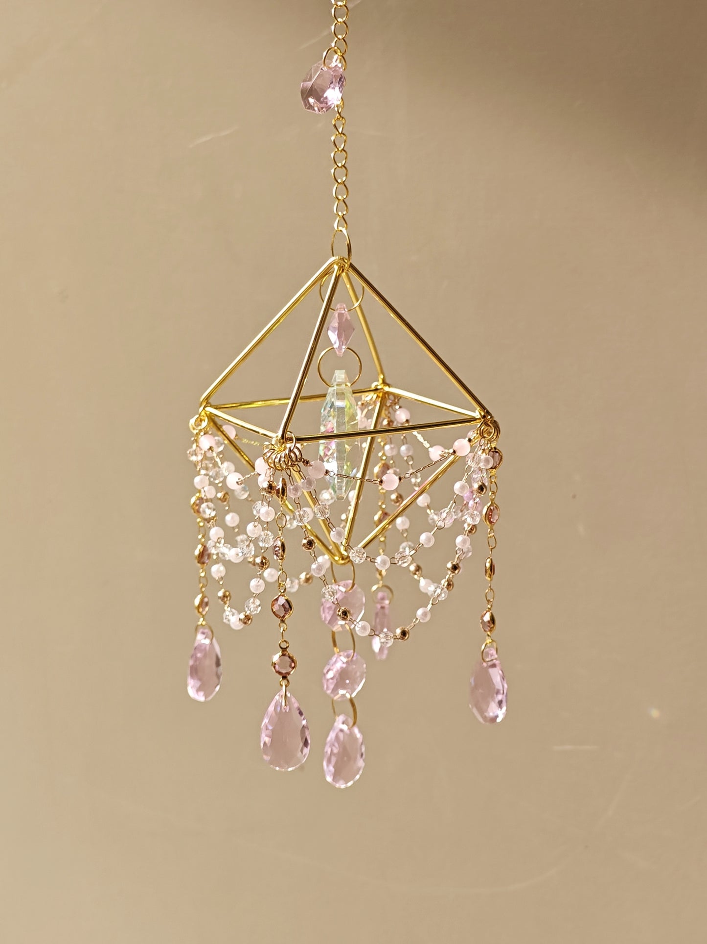 Pearly Rose Sun Catcher