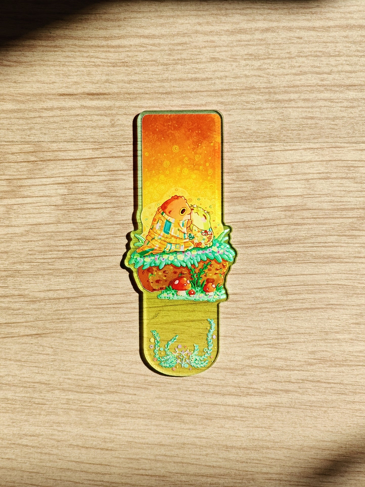 "The Kiss" Froggy Bookmark