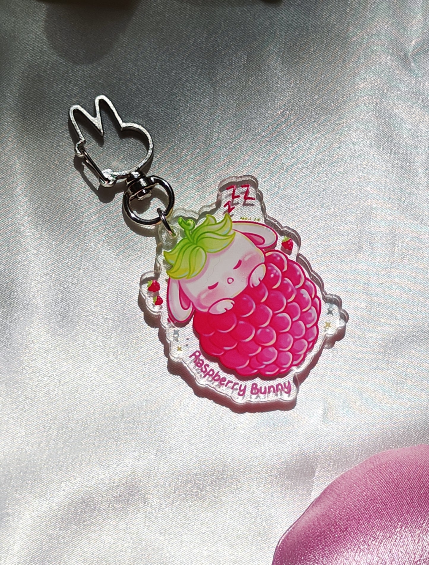 Berry Bunny Keychain