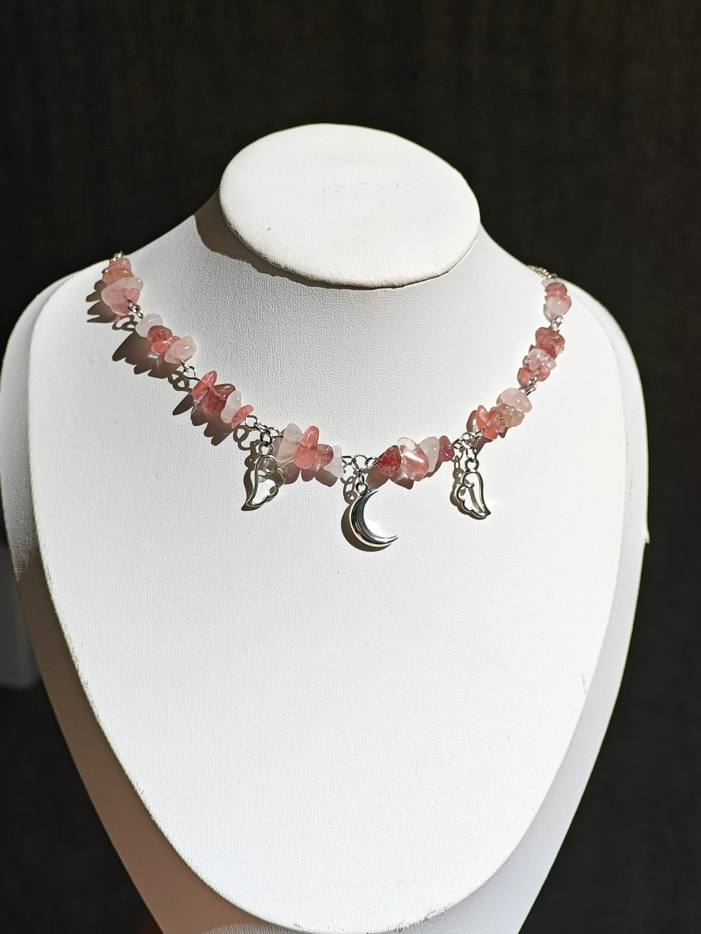 Strawberry Quartz Day Dream Necklace