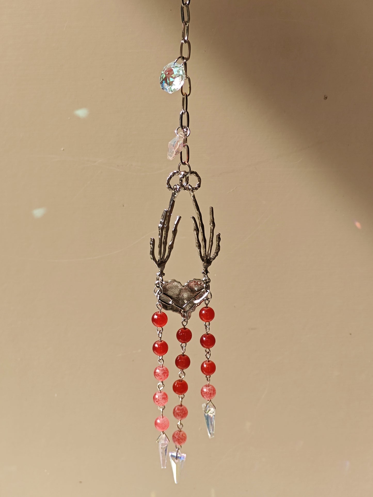 Bleeding Heart Sun Catcher