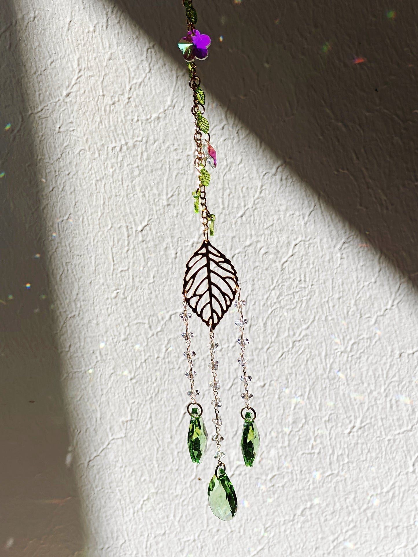 Fallen Leave Sun Catcher