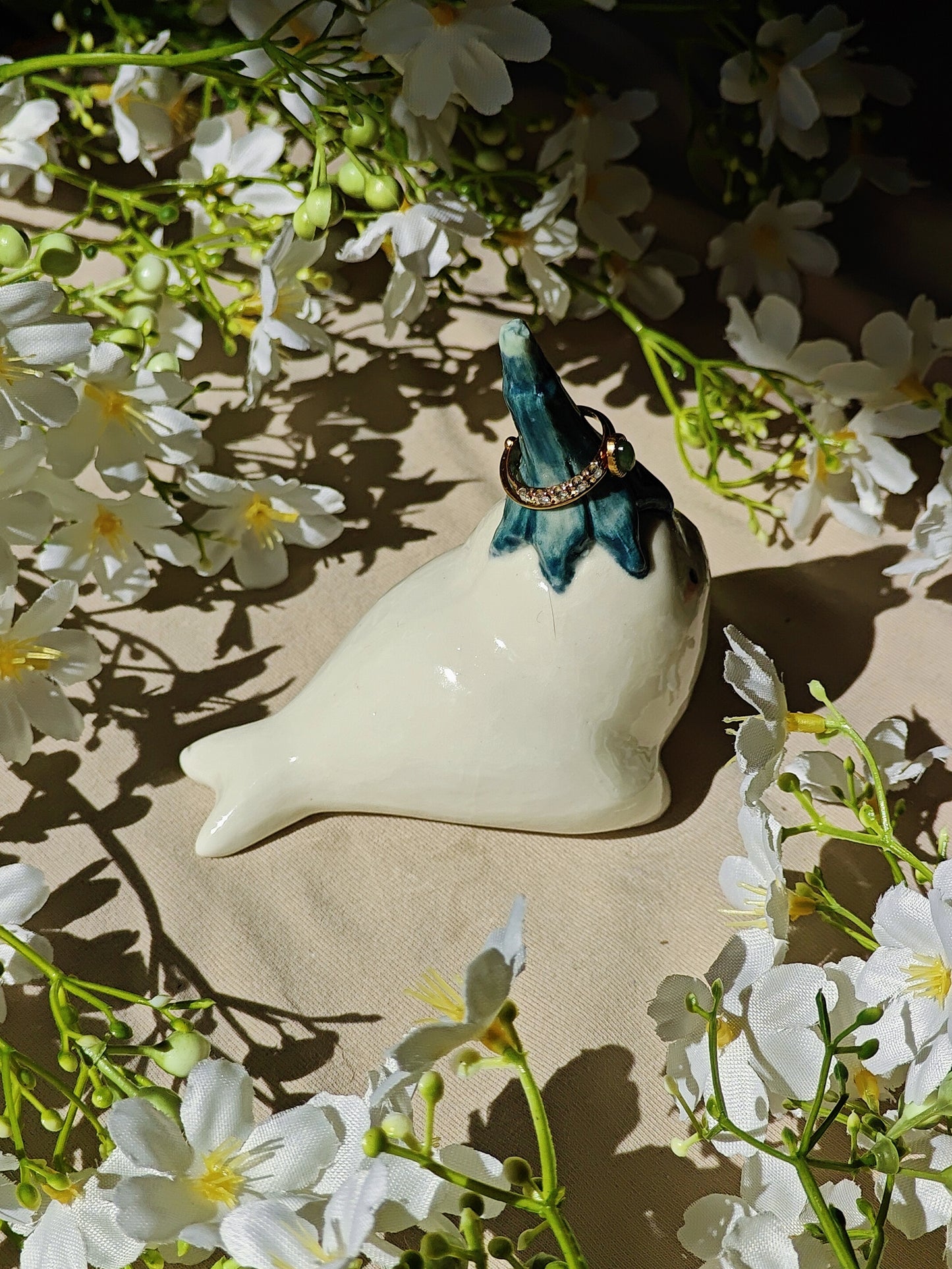 Flower Seal Ceramic Ring Holder