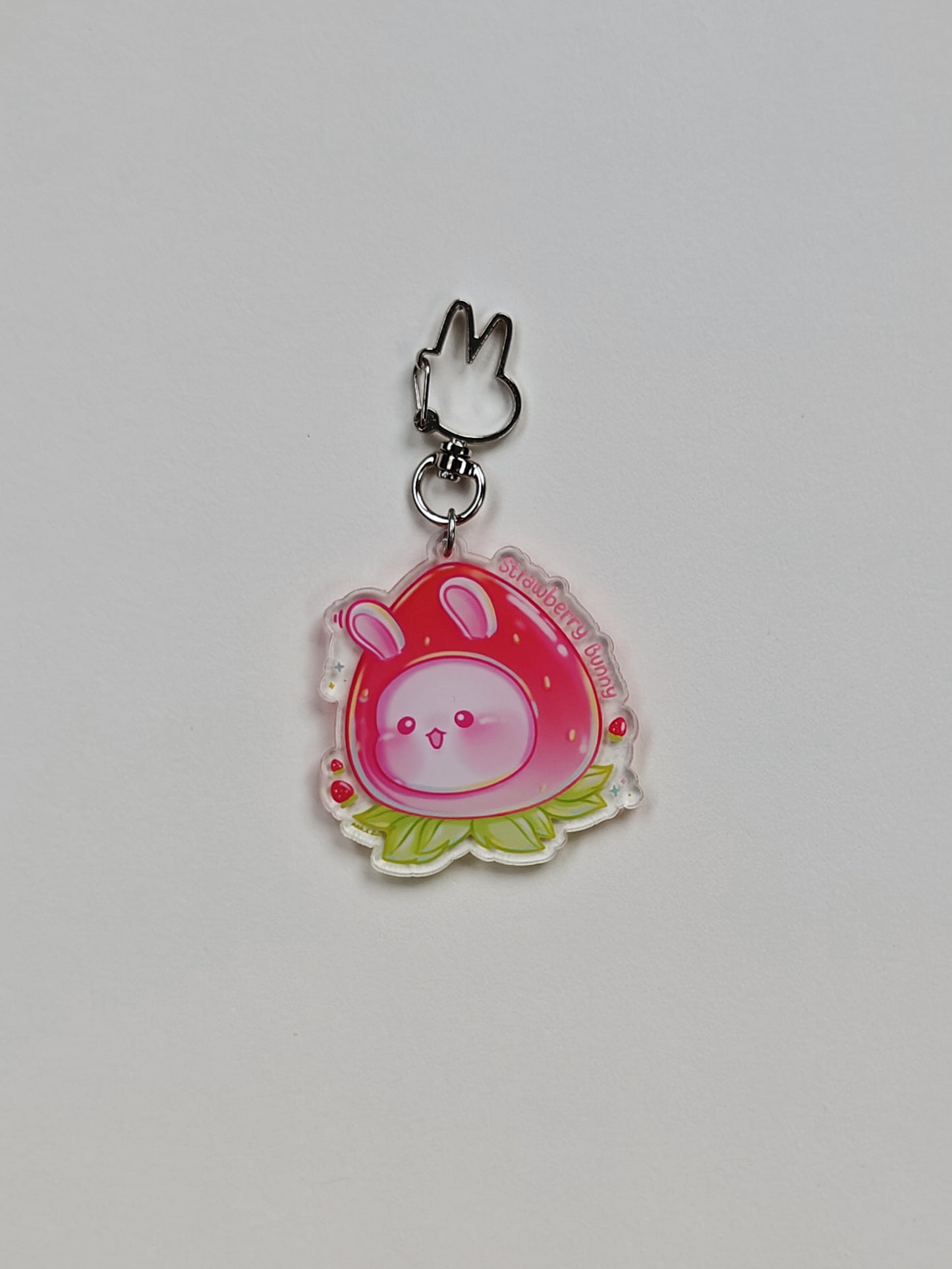 Berry Bunny Keychain