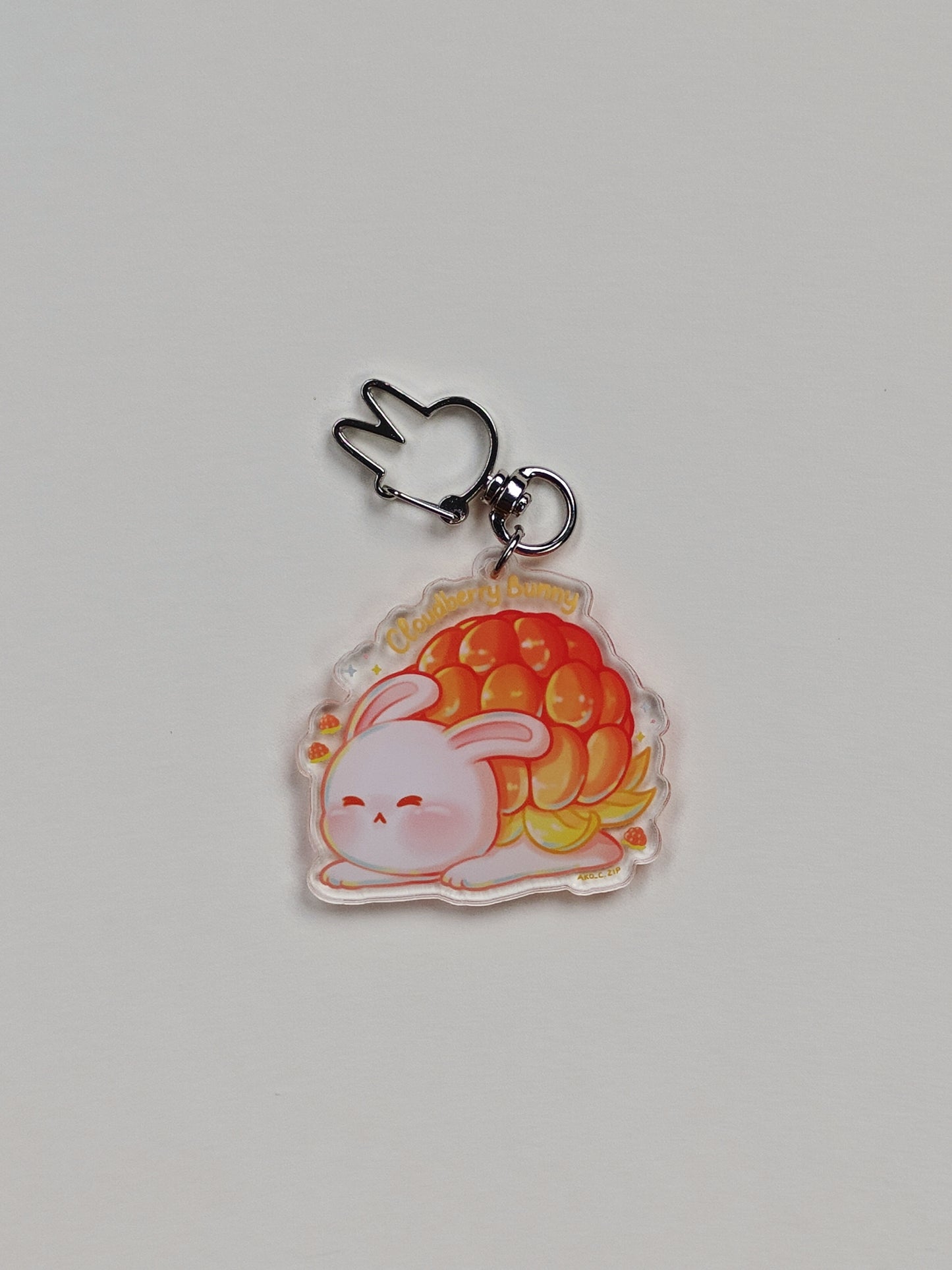 Berry Bunny Keychain