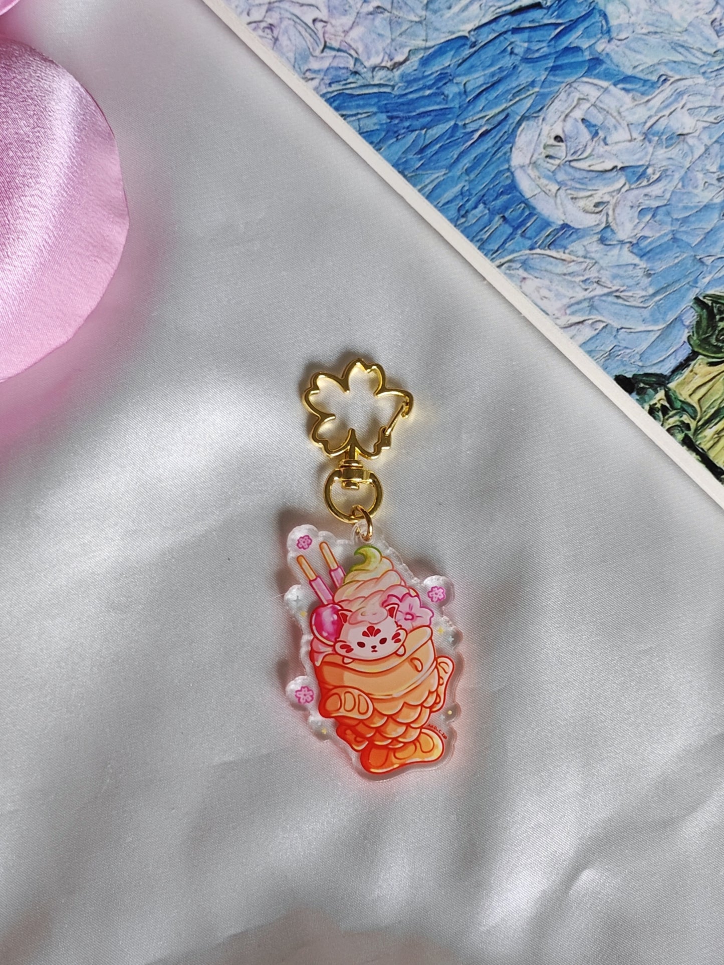 Kitsune Dessert Keychain