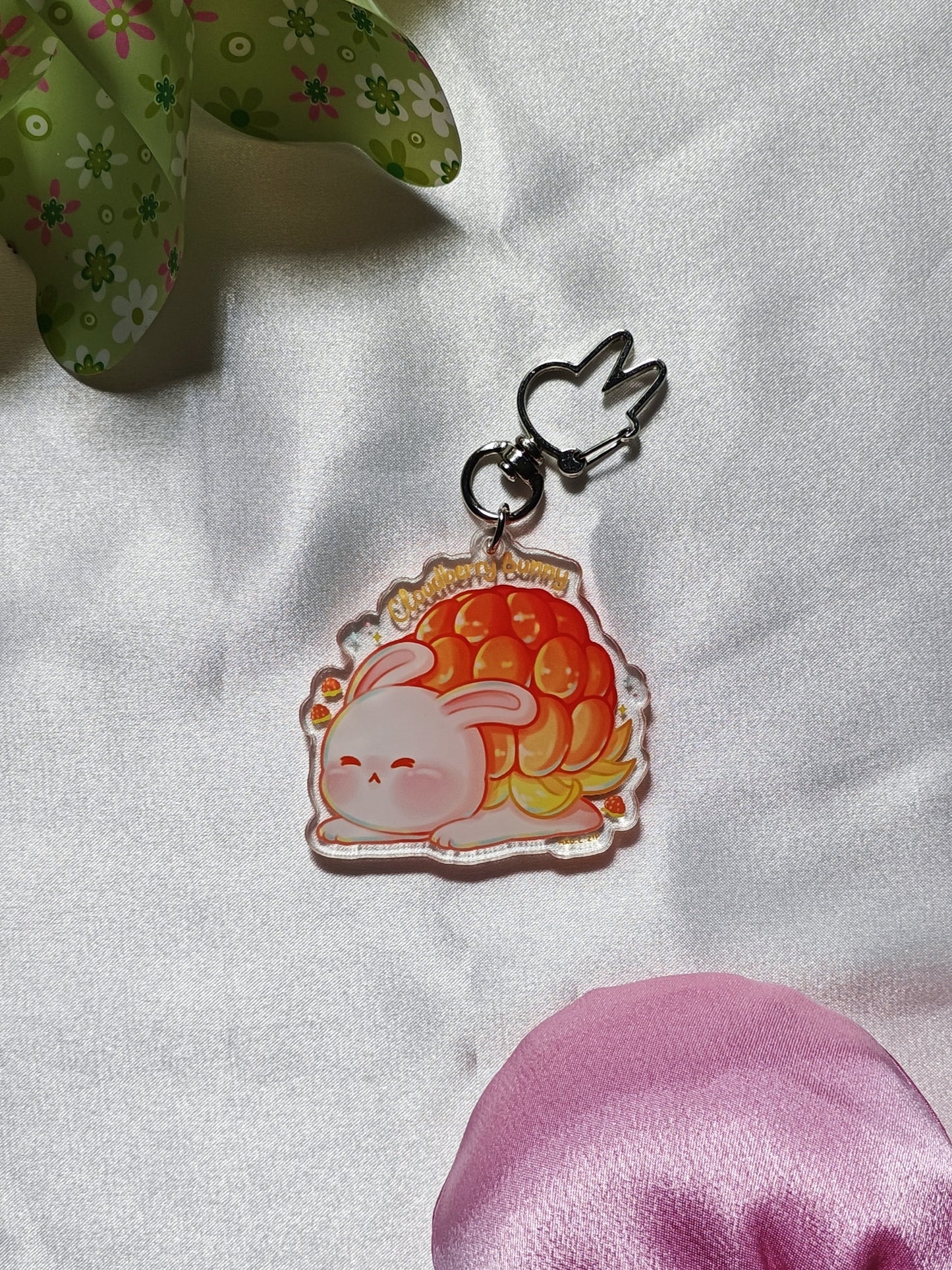 Berry Bunny Keychain