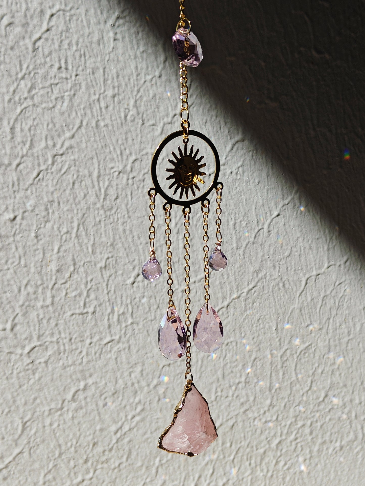Rose Quartz Sun Catcher