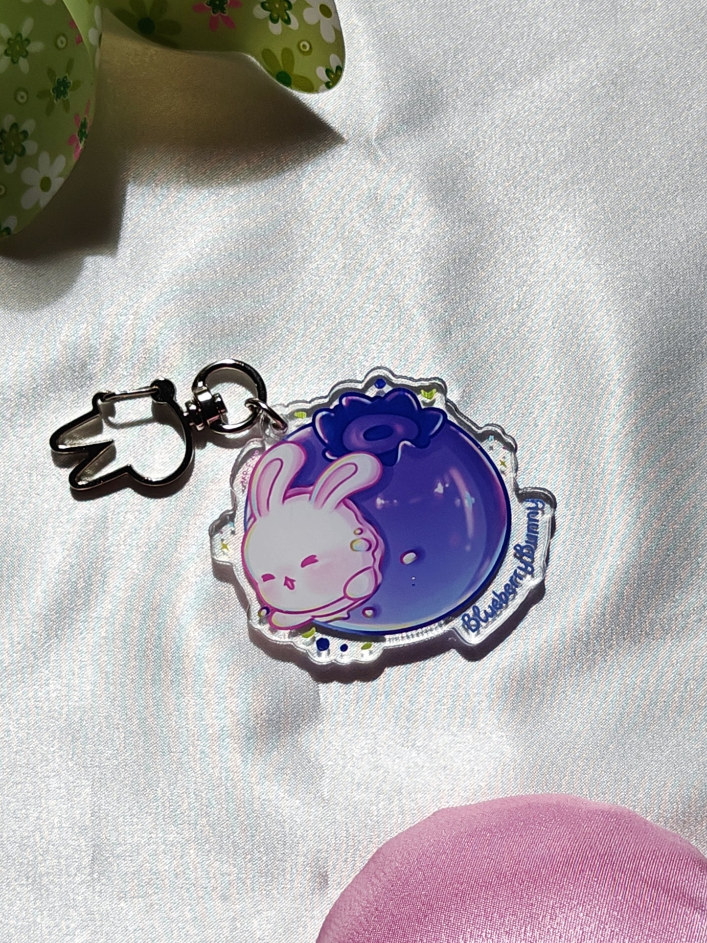 Berry Bunny Keychain