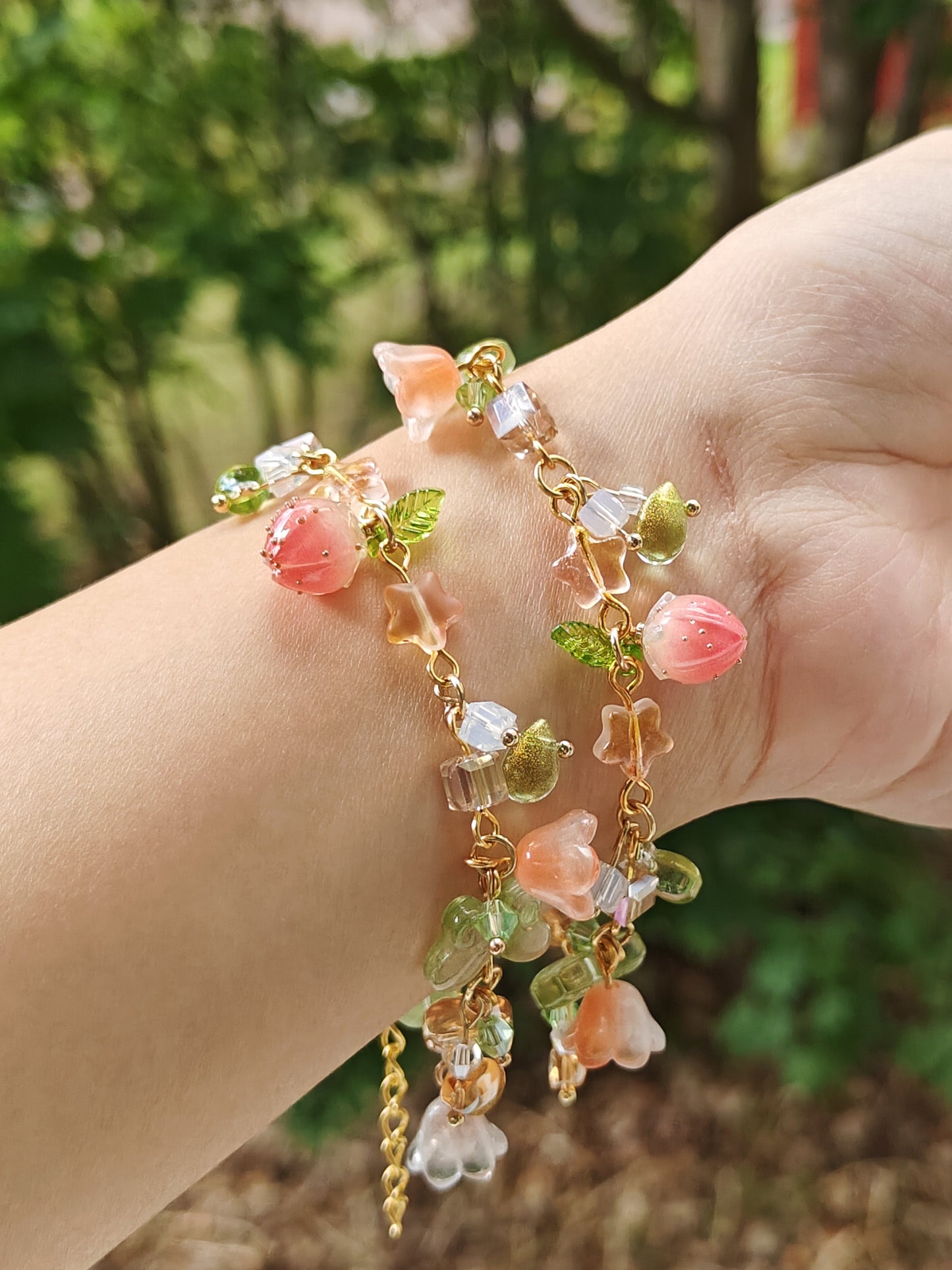 Four seasons - Spring bracelet