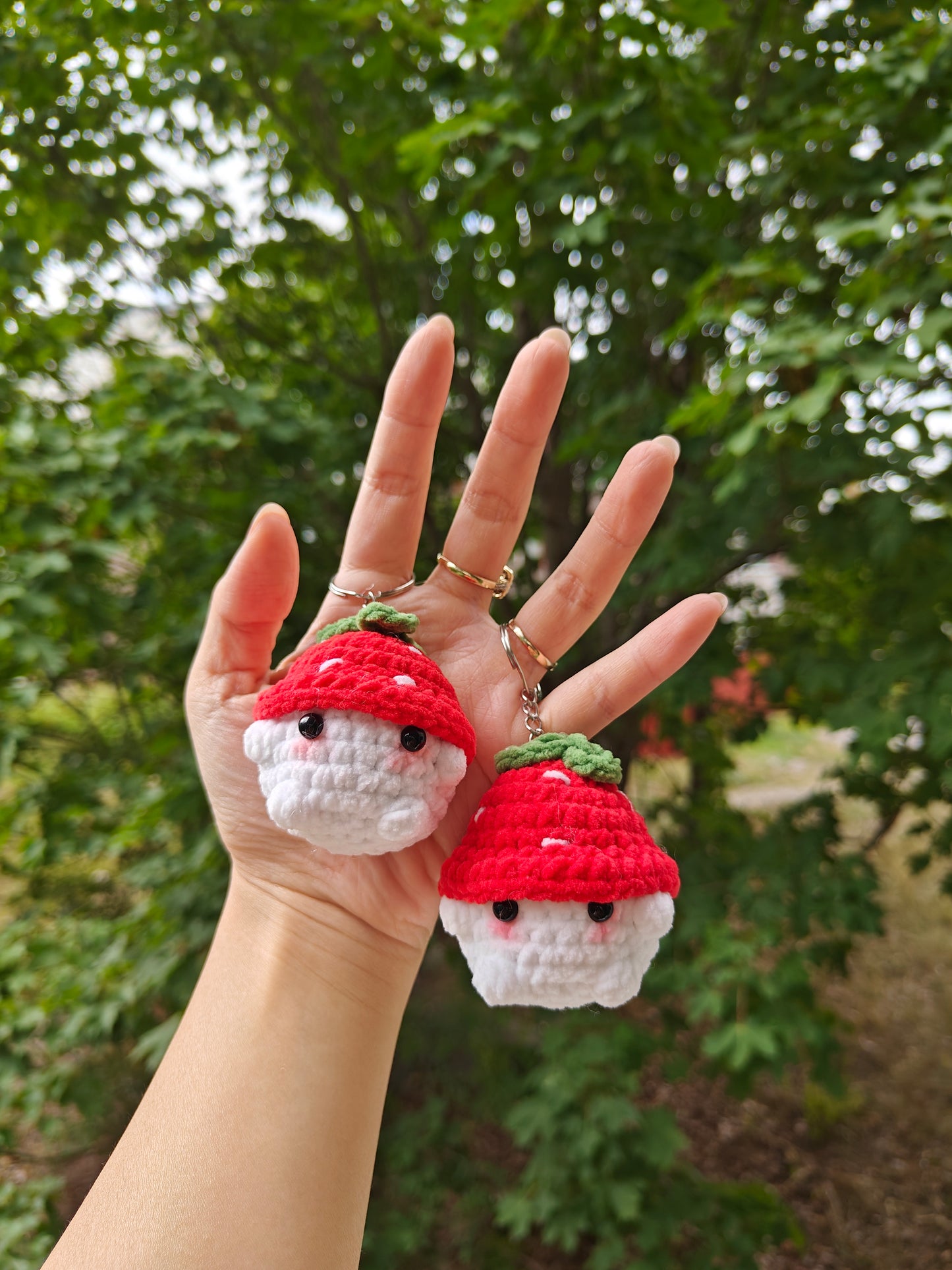 Crochet Mini Mushrooms