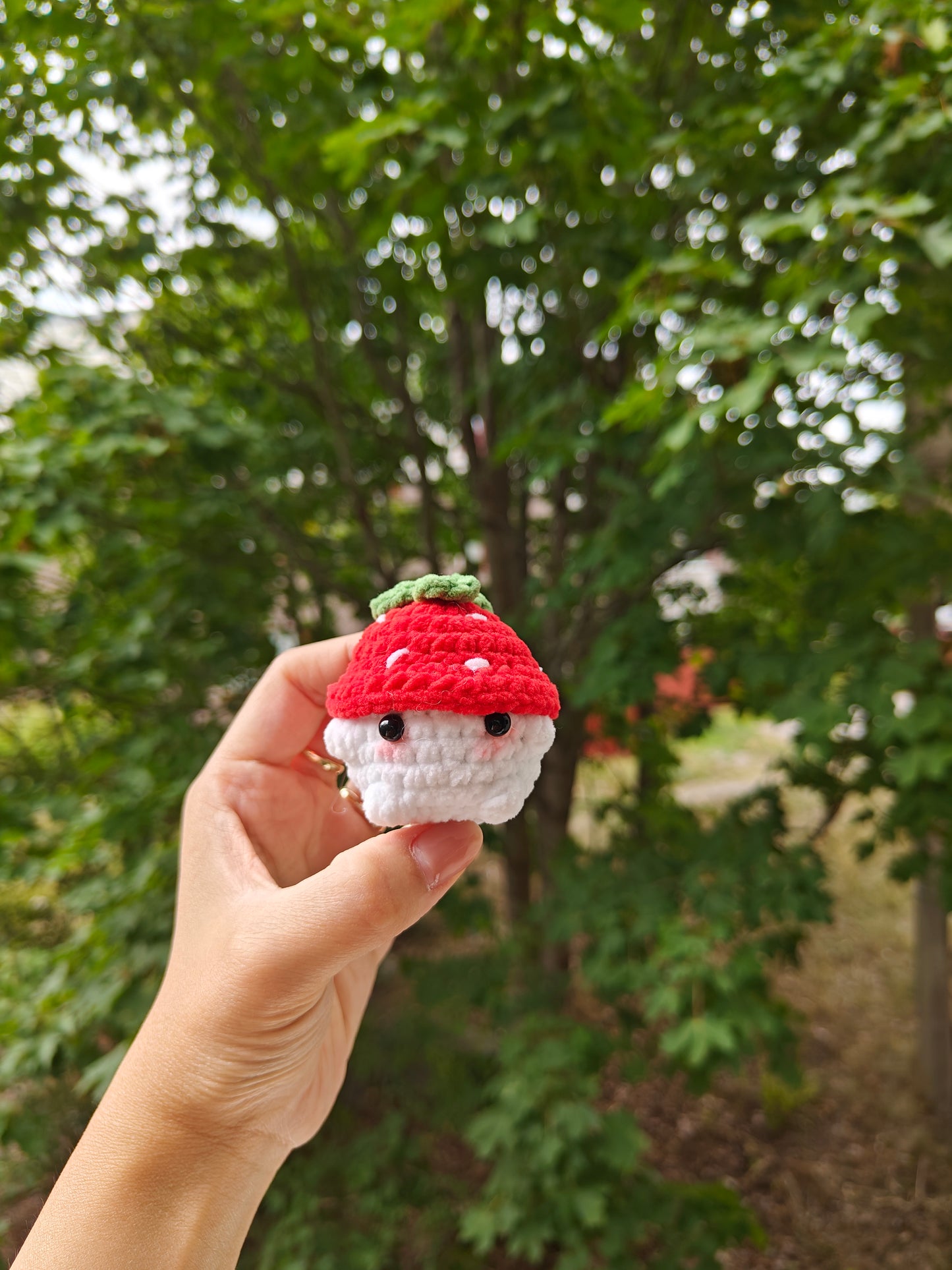 Crochet Mini Mushrooms