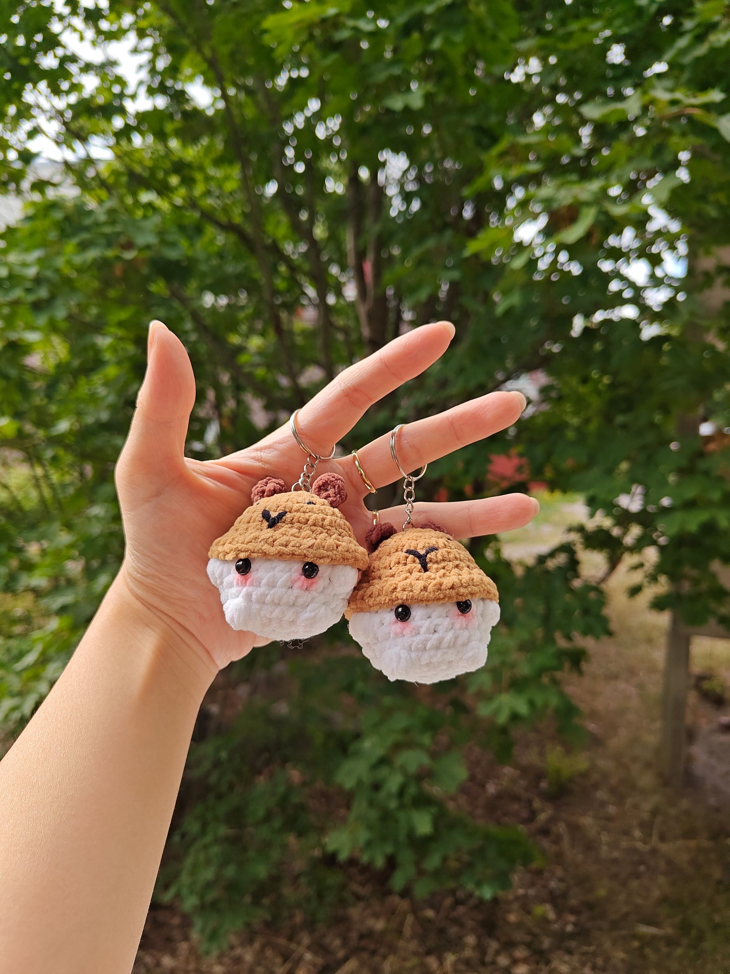 Crochet Mini Mushrooms