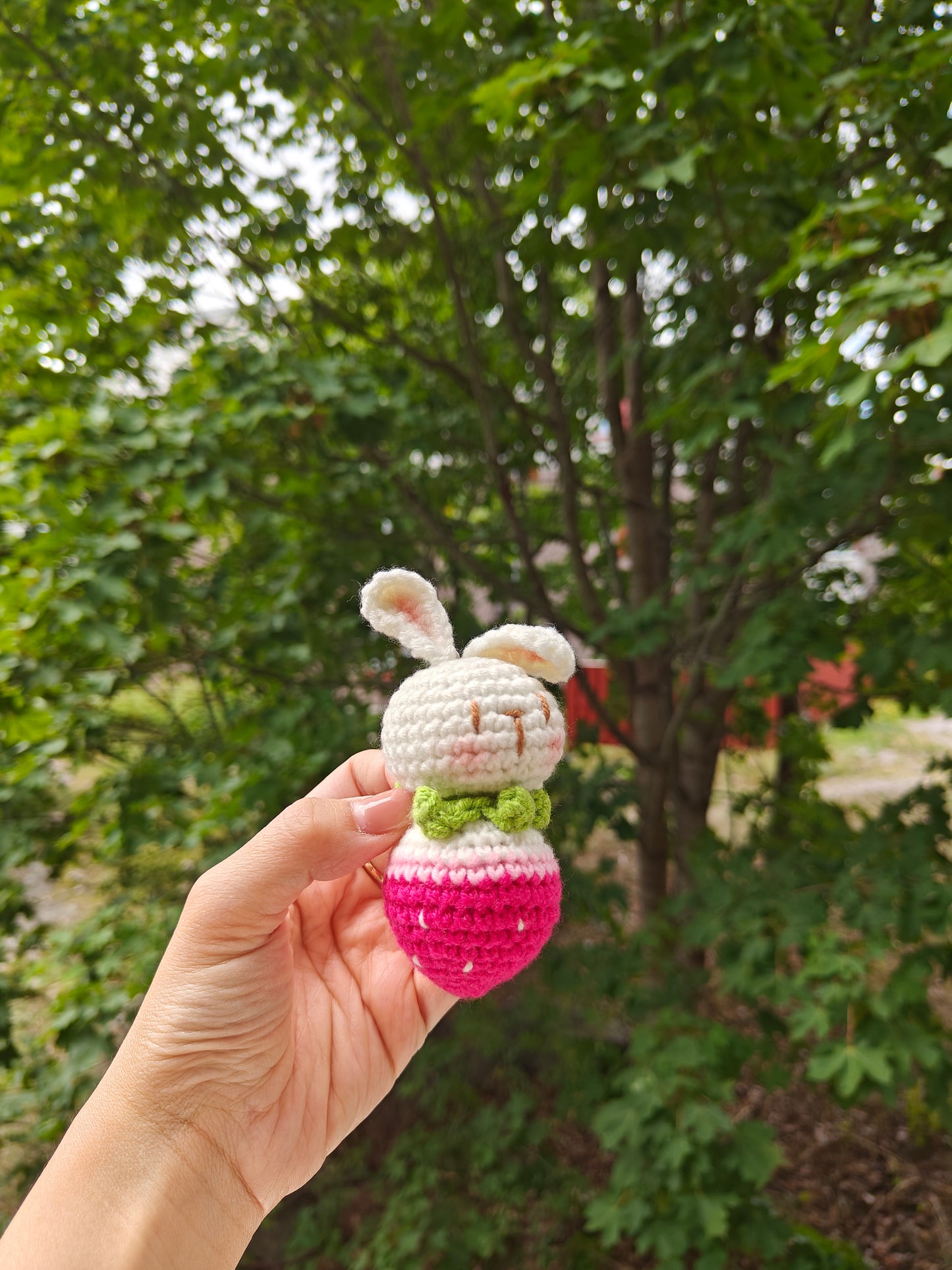 Crochet Beetroot Bunny