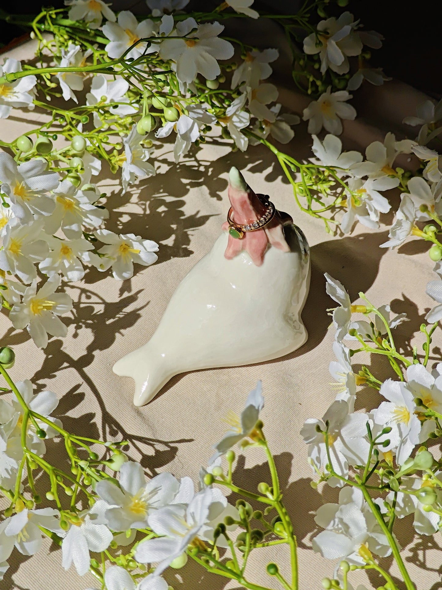 Flower Seal Ceramic Ring Holder