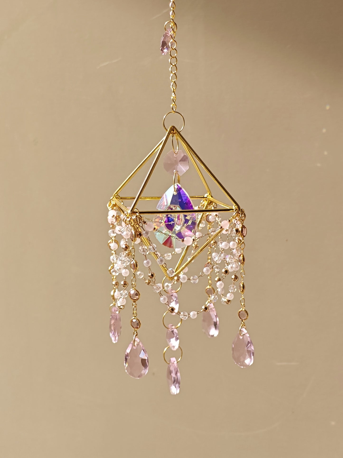 Pearly Rose Sun Catcher