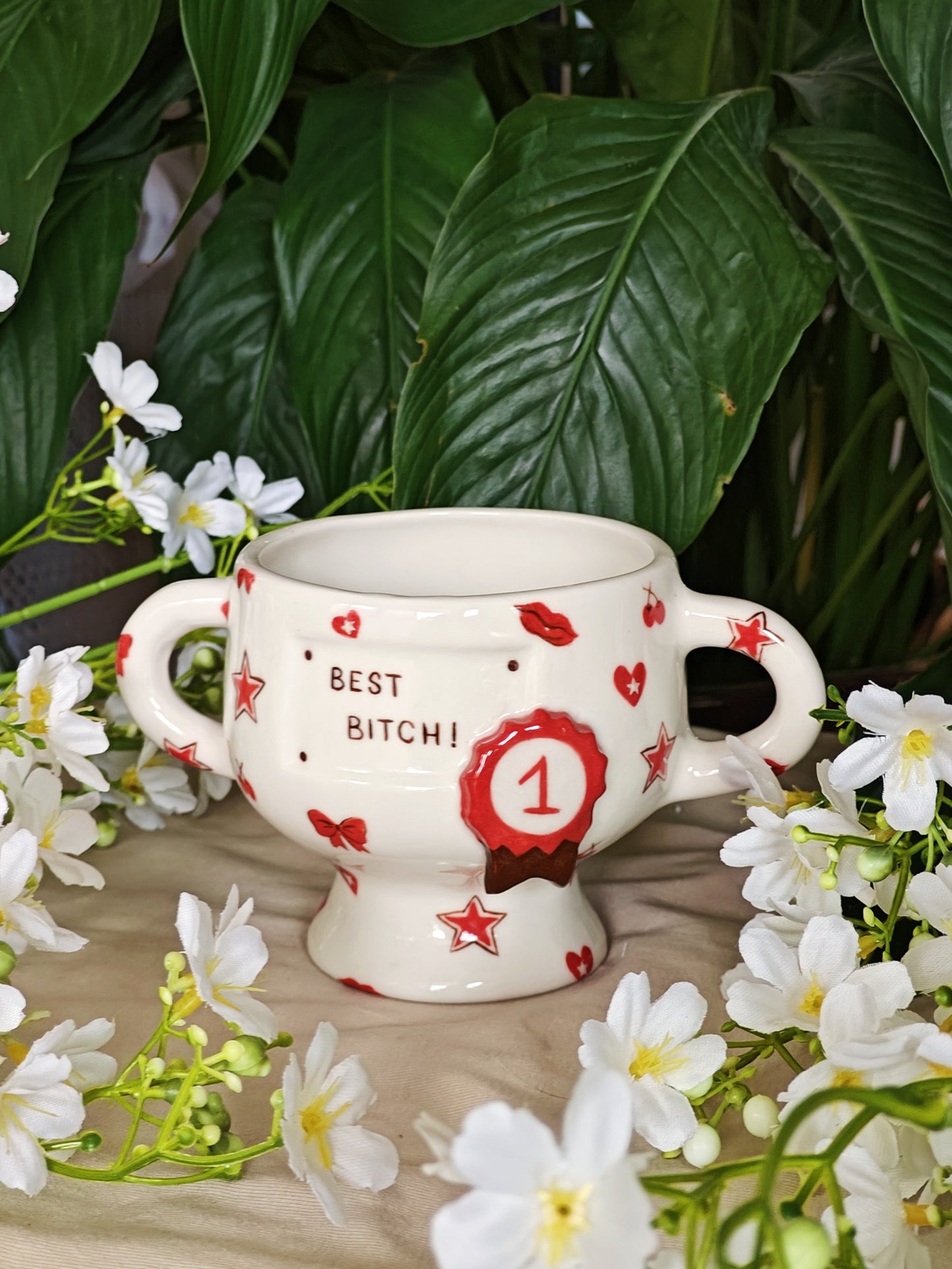 Best Bitch Ceramic Trophy