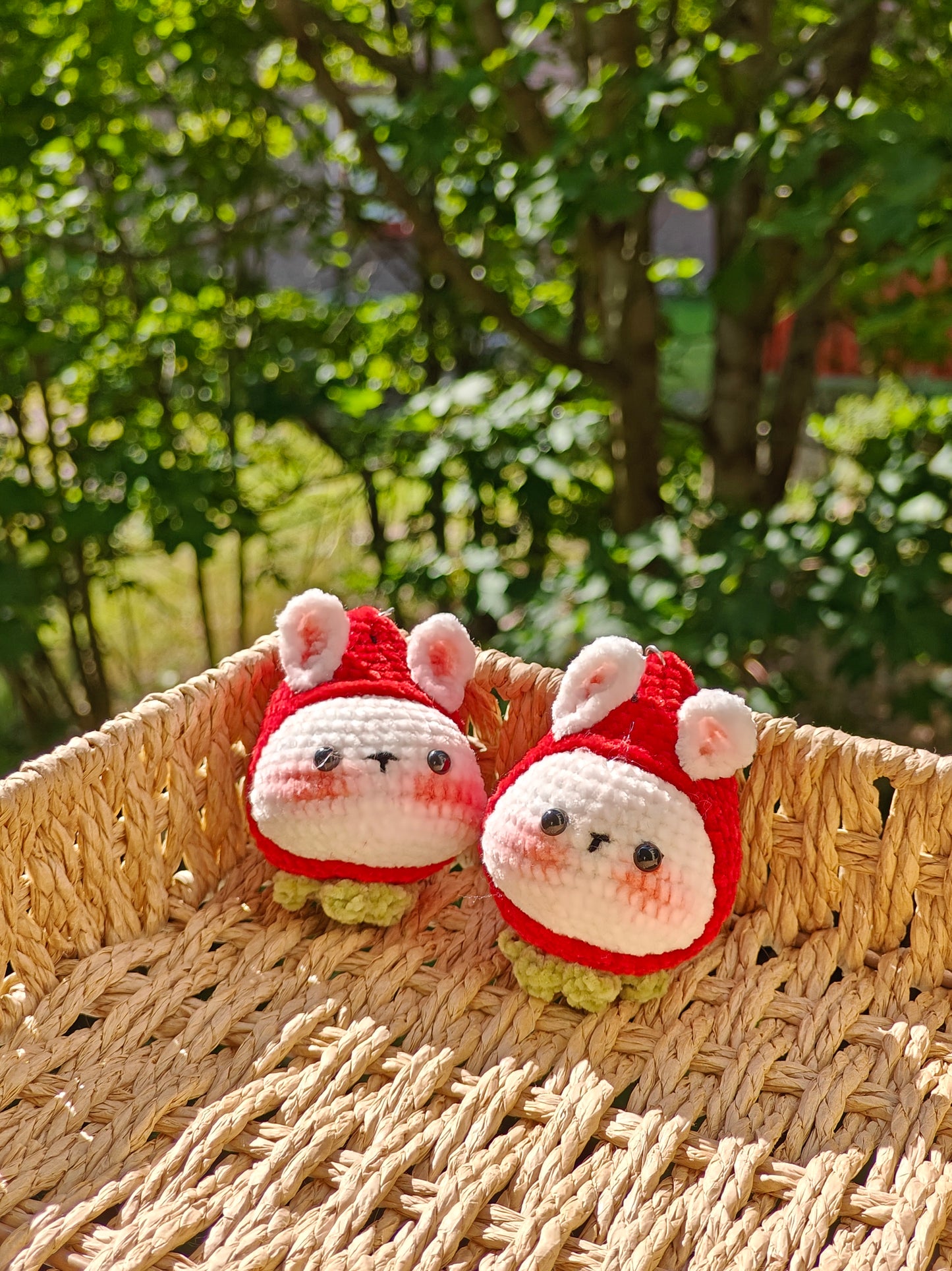 Crochet Strawberry Bunny