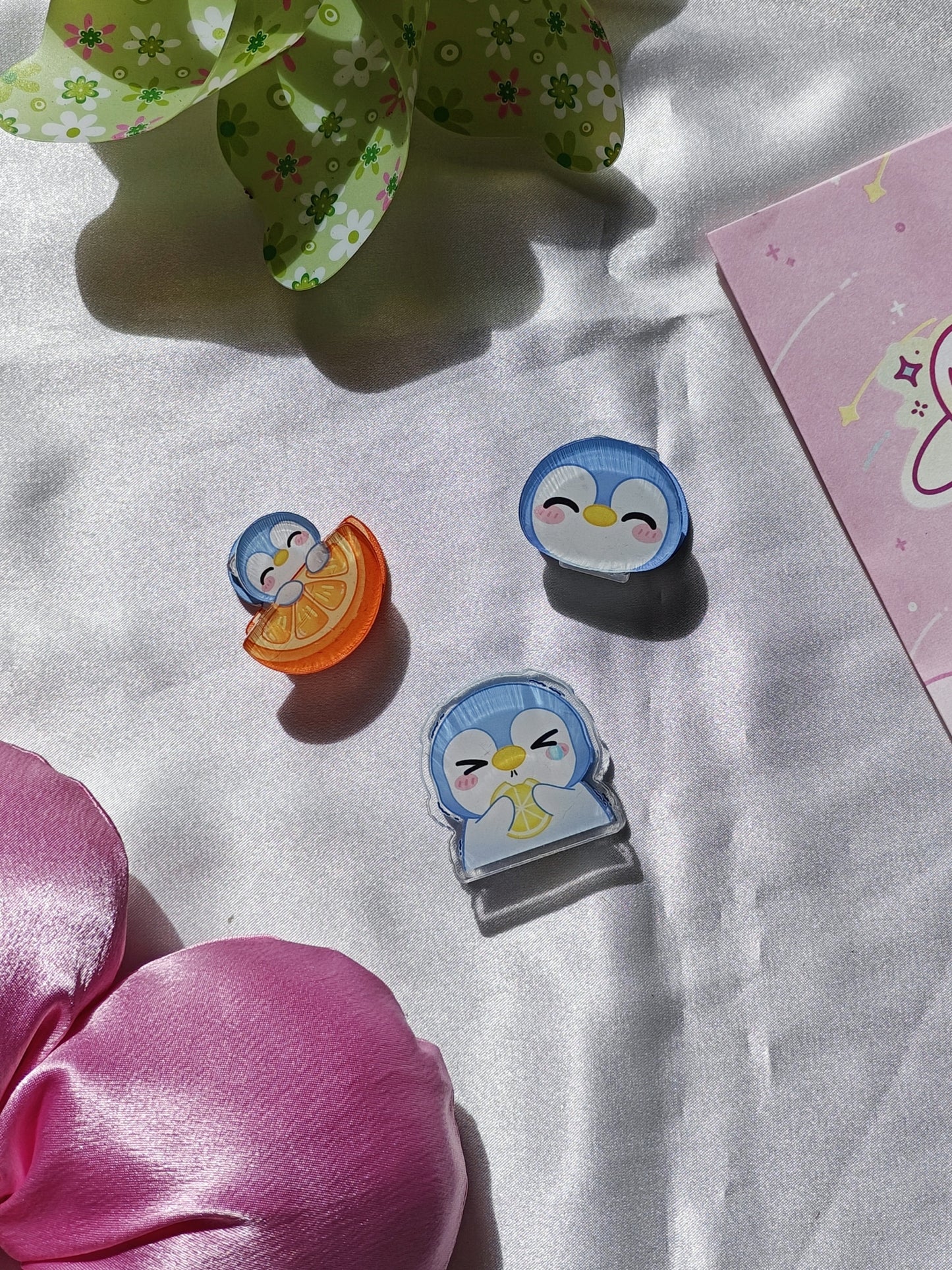 Penguine bag clips