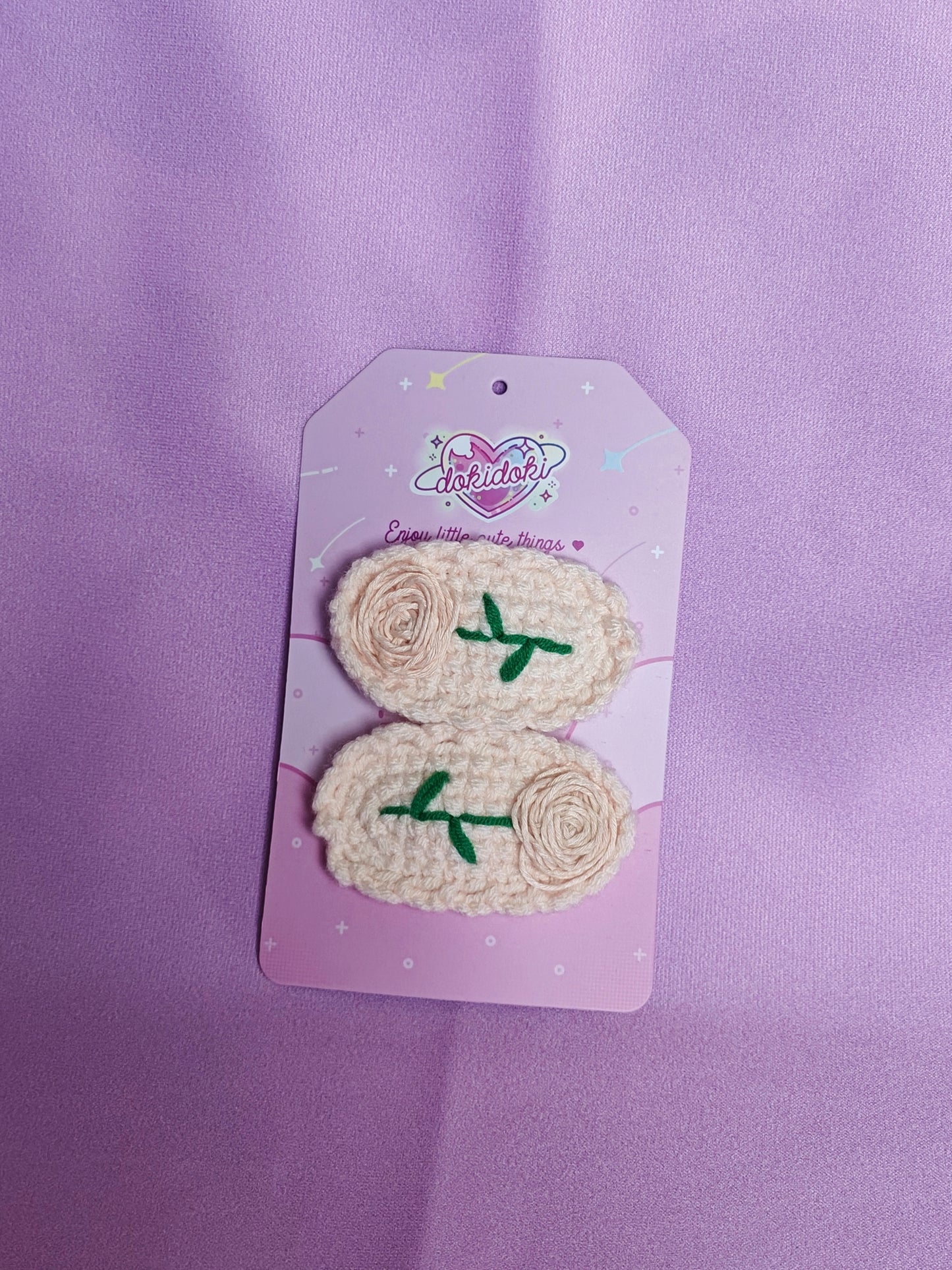 Floral Crochet Hairpin Set