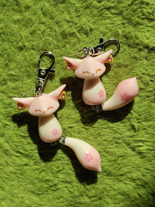 Yae Miko Fox Handmade Clay Keychain
