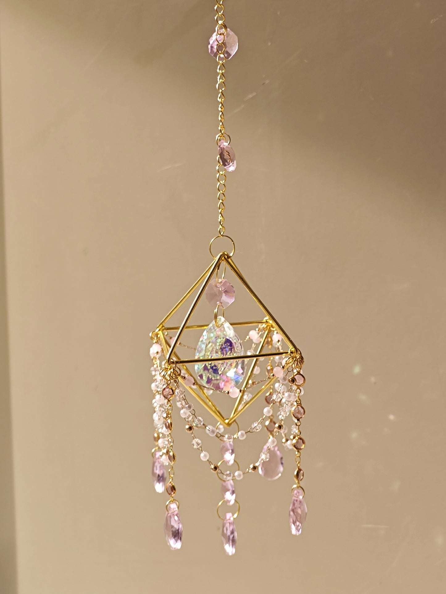 Pearly Rose Sun Catcher