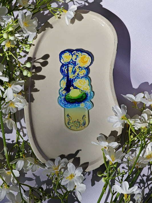 "The Starry Night" Froggy Bookmark