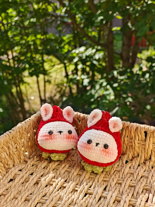 Crochet Strawberry Bunny