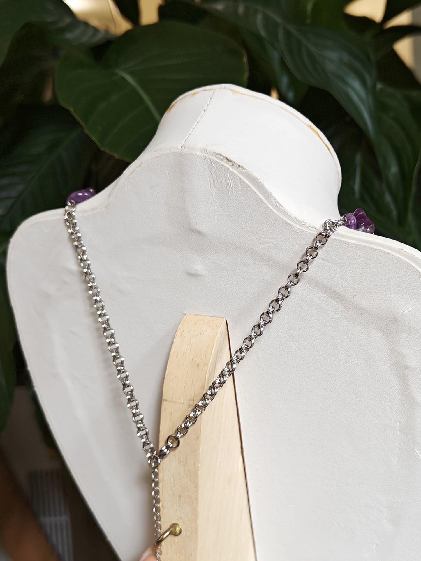 Amethyst Moon Necklace