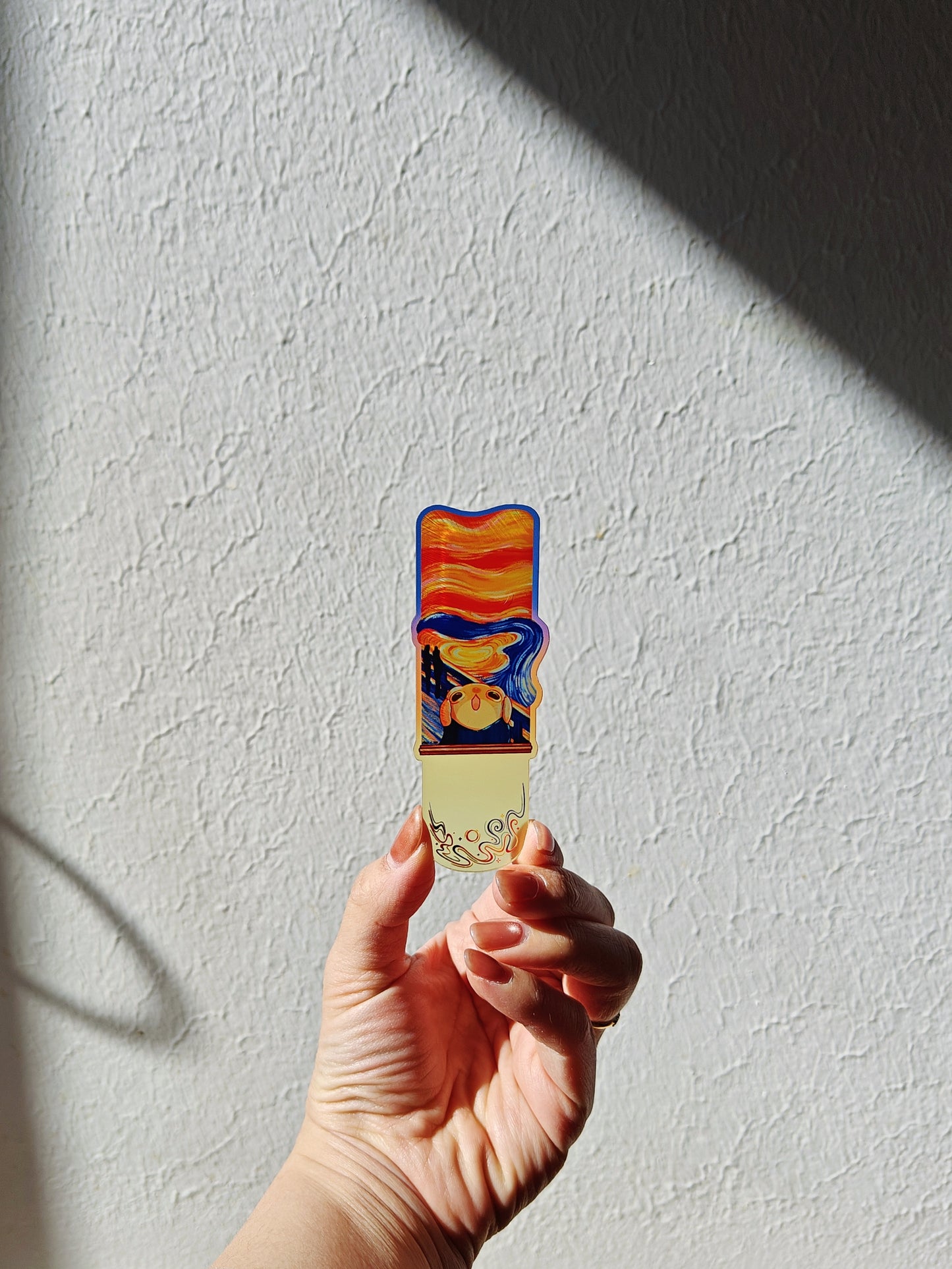 "The Scream" Froggy Bookmark