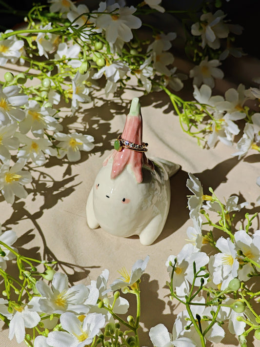 Flower Seal Ceramic Ring Holder