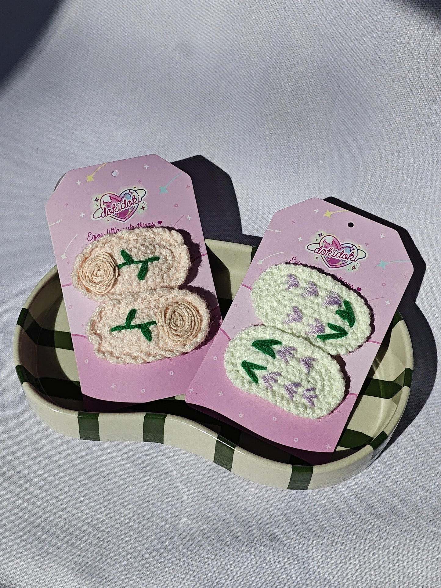 Floral Crochet Hairpin Set