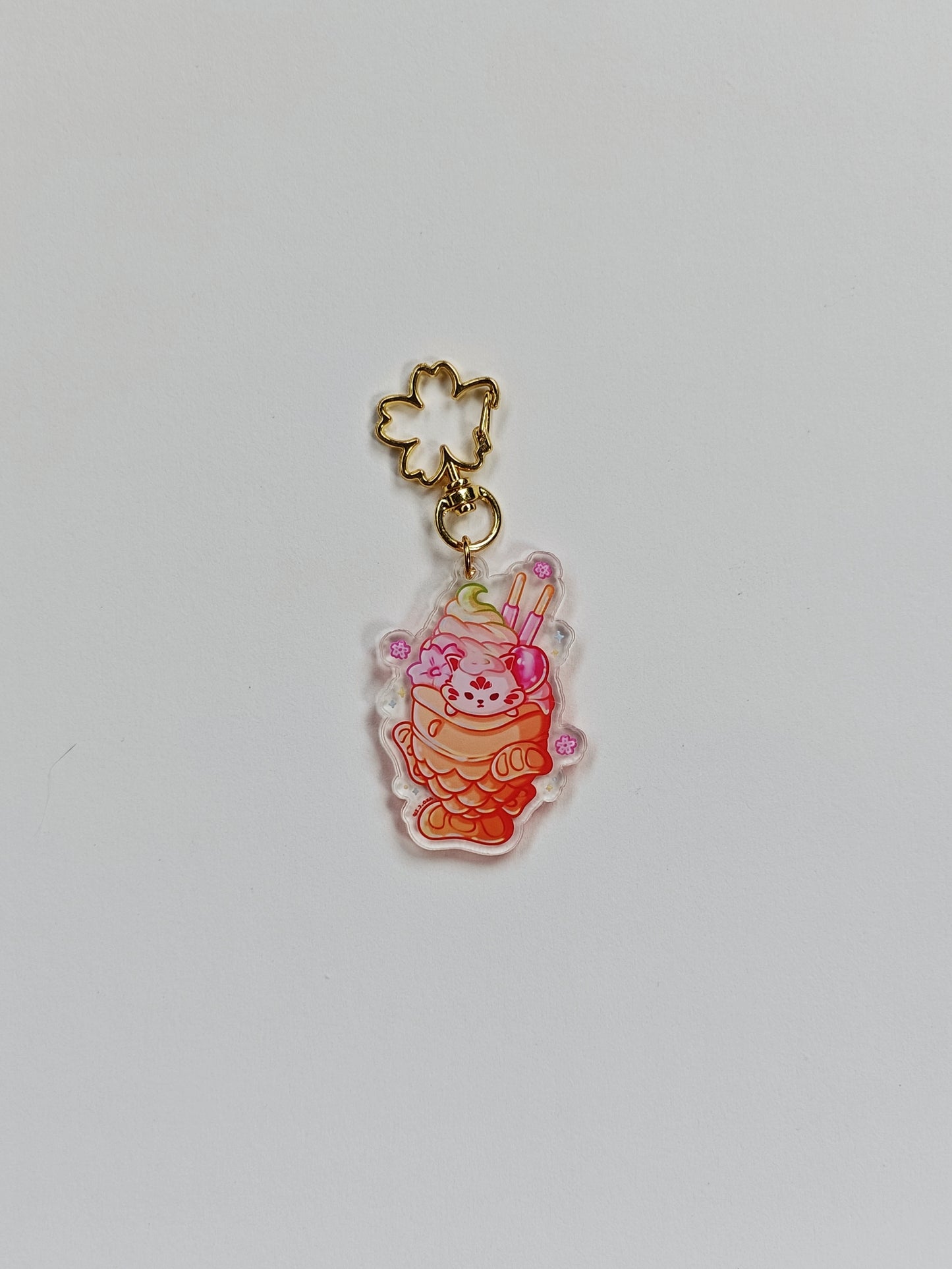 Kitsune Dessert Keychain