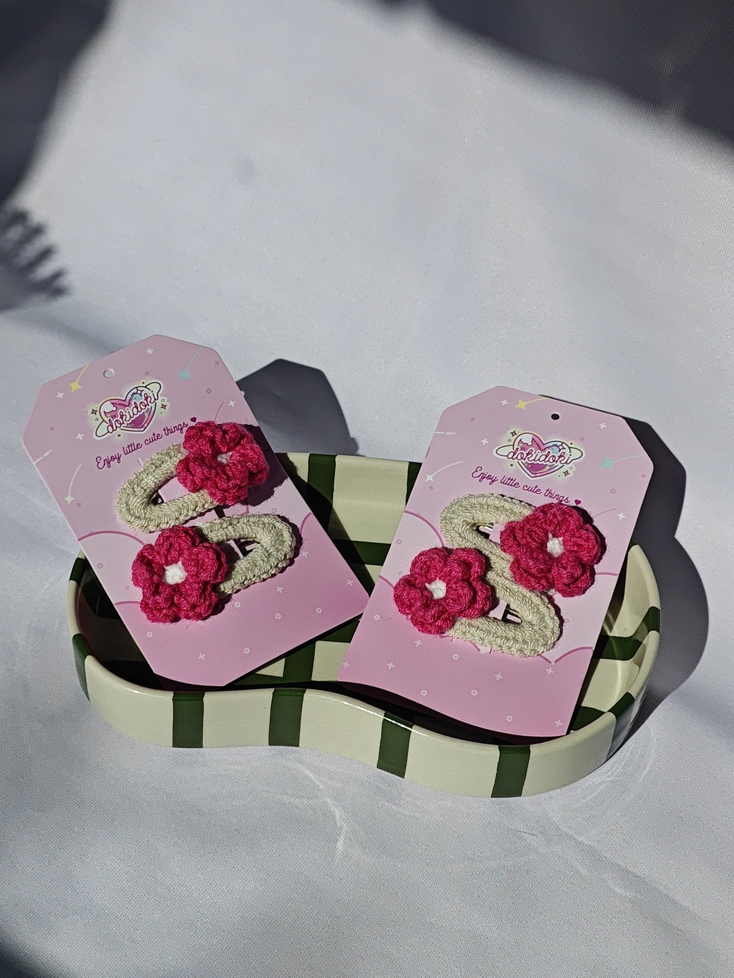 Sakura Crochet Hairpin Set