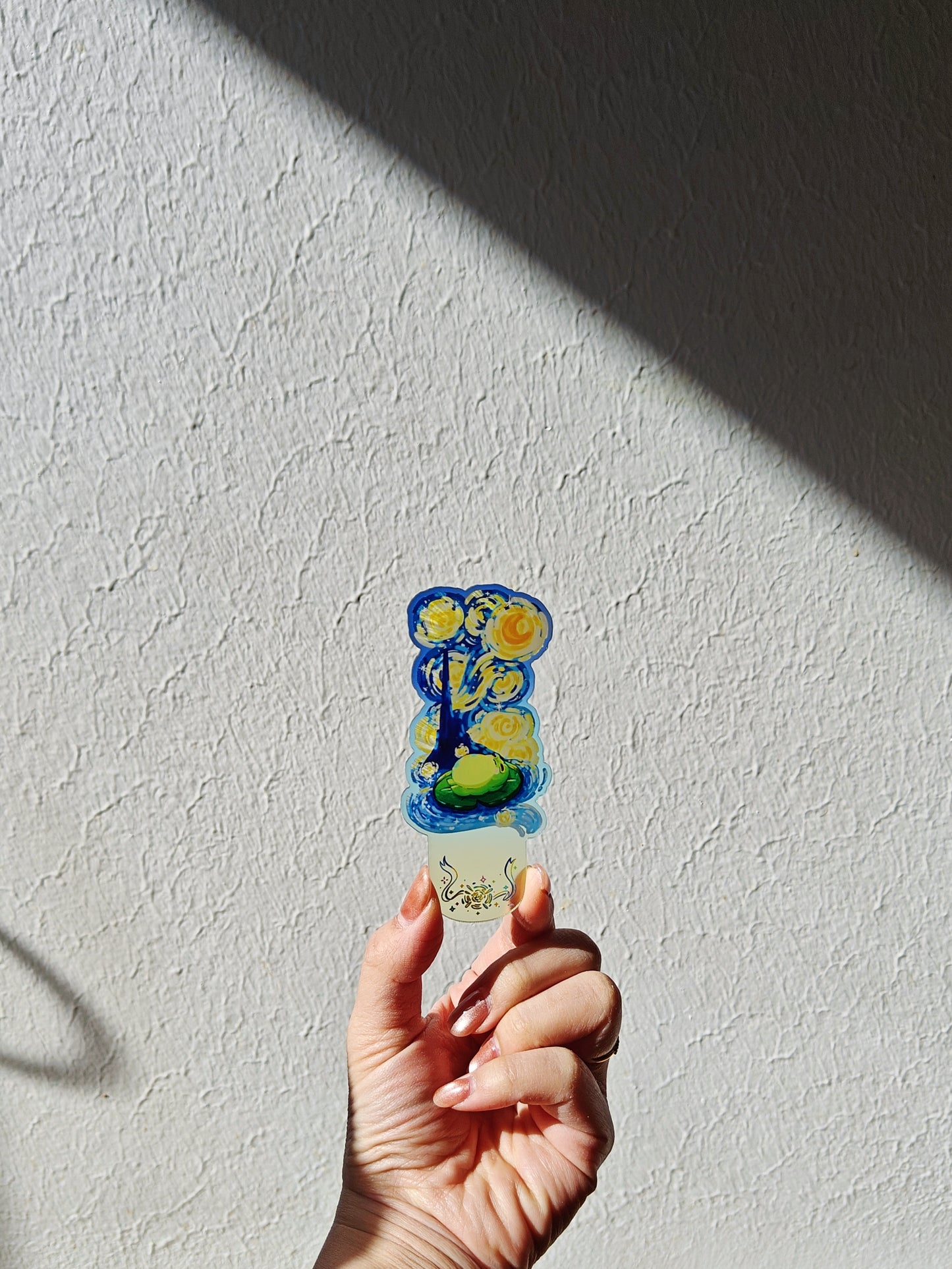 "The Starry Night" Froggy Bookmark