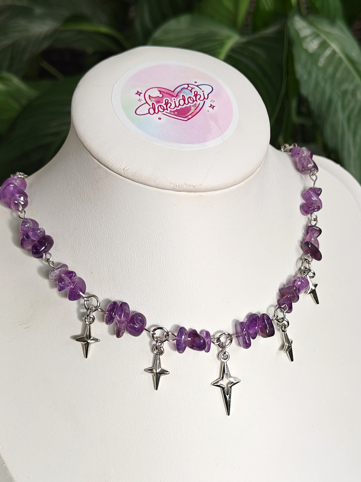 Amethyst Star Light Necklace
