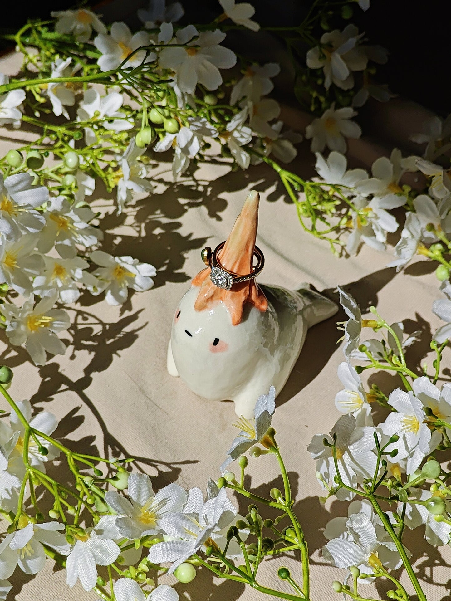 Flower Seal Ceramic Ring Holder