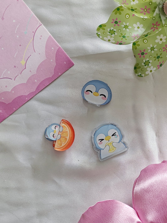 Penguine bag clips
