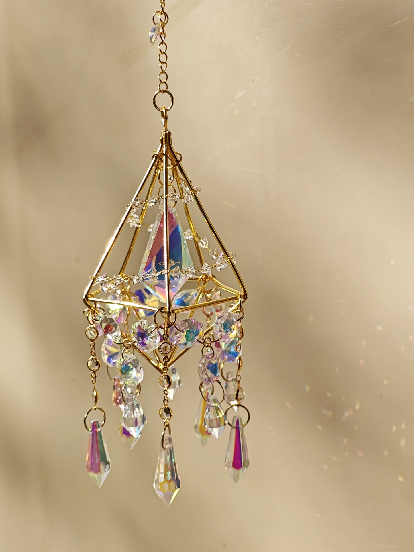 Diamond Cage Sun Catcher