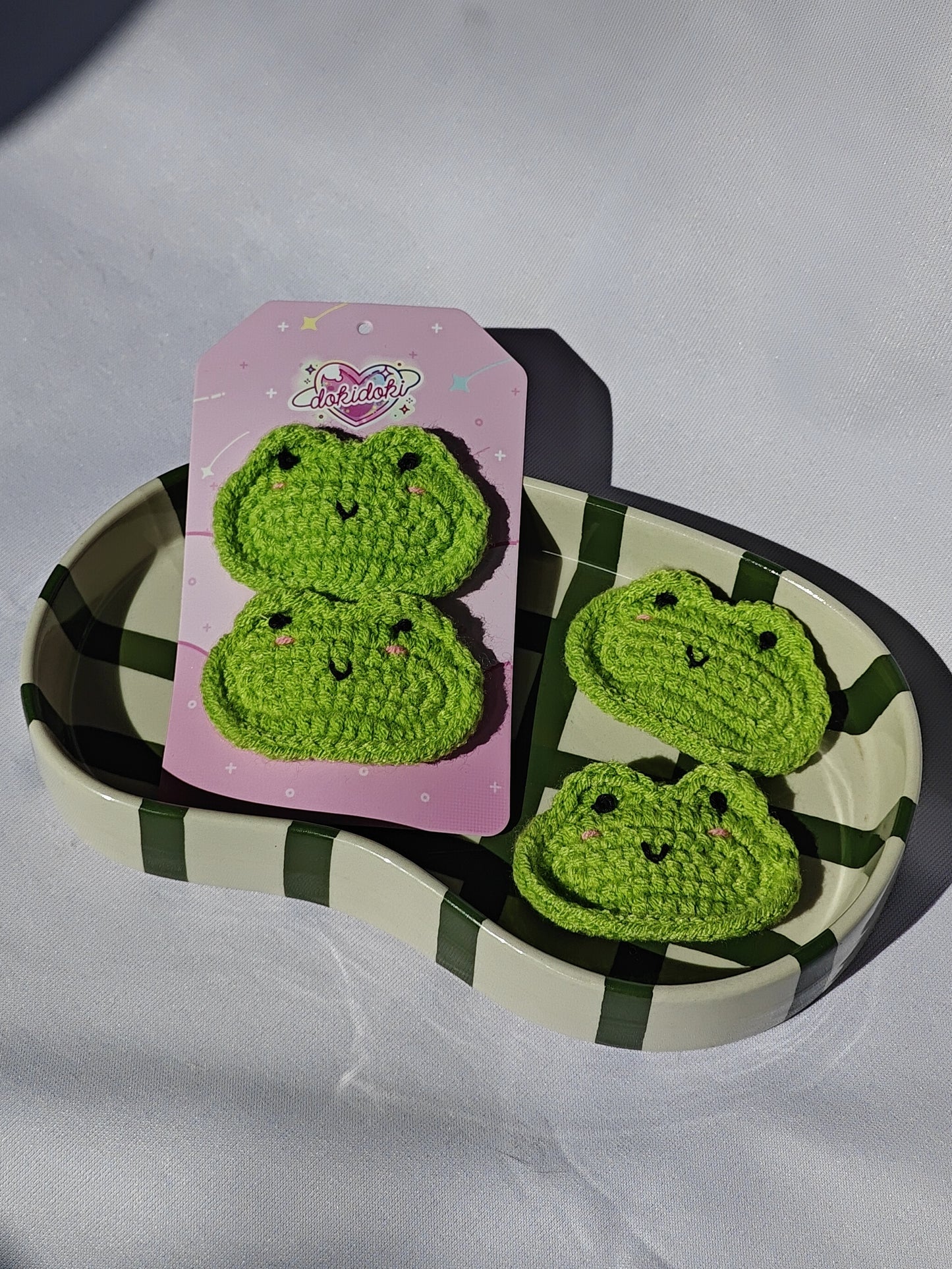 Froggy Crochet Hairpin Set