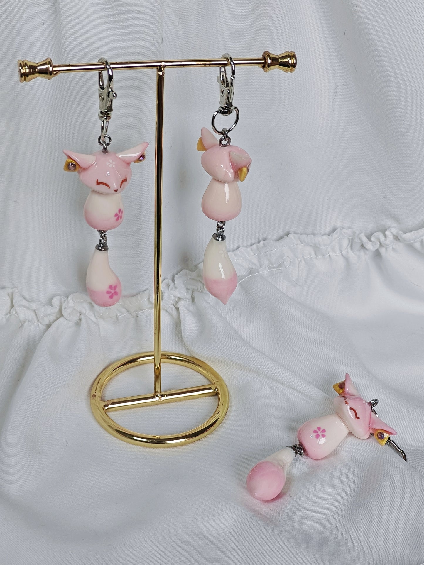 Yae Miko Fox Handmade Clay Keychain