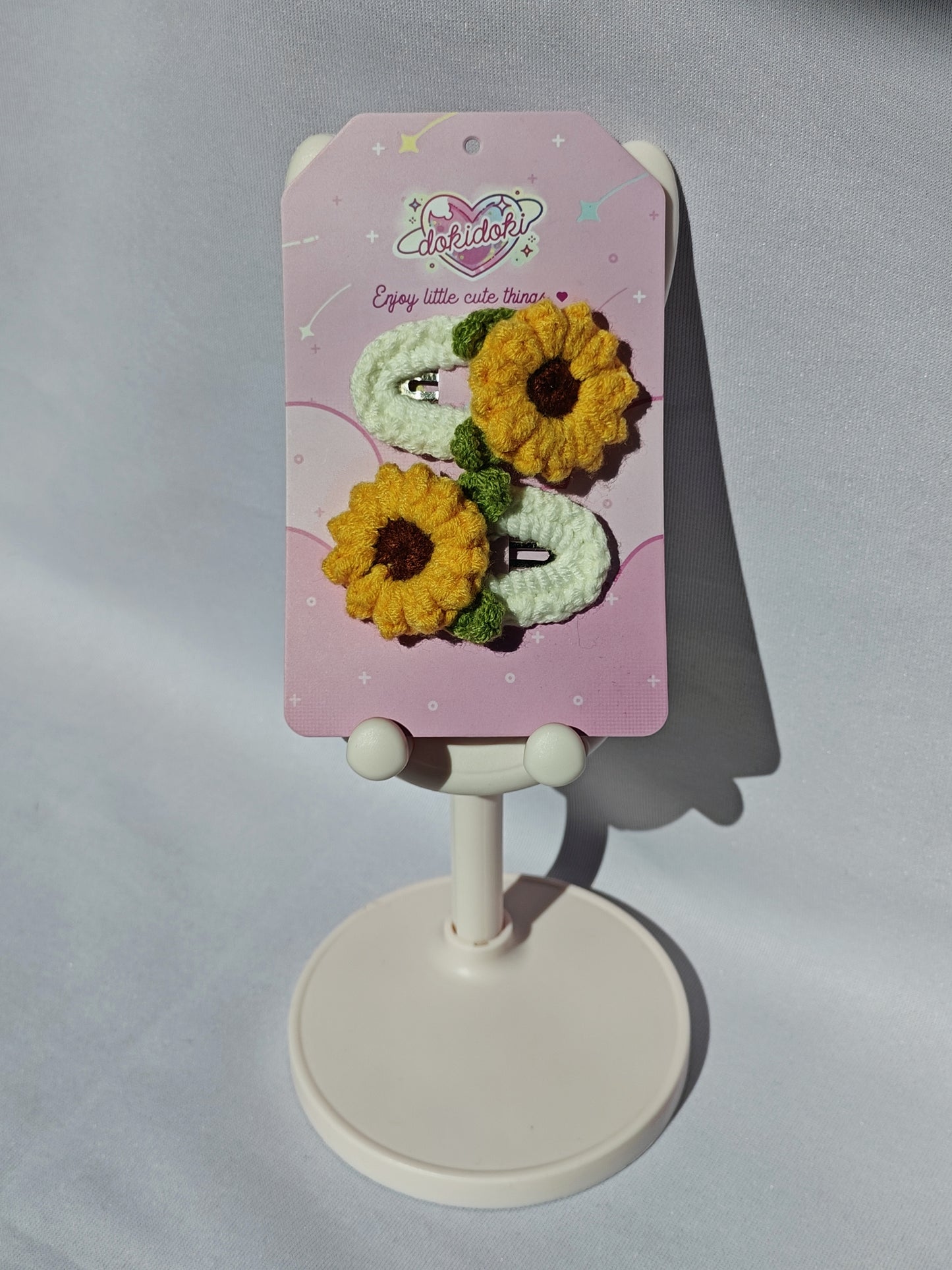 Sun Flower Crochet Hairpin Set