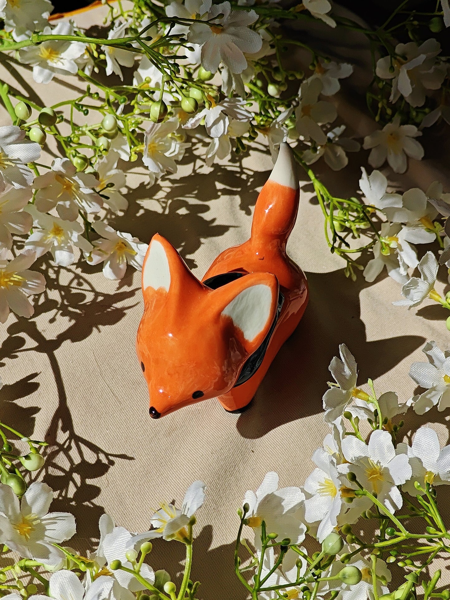 Fox Ceramic Ring Holder