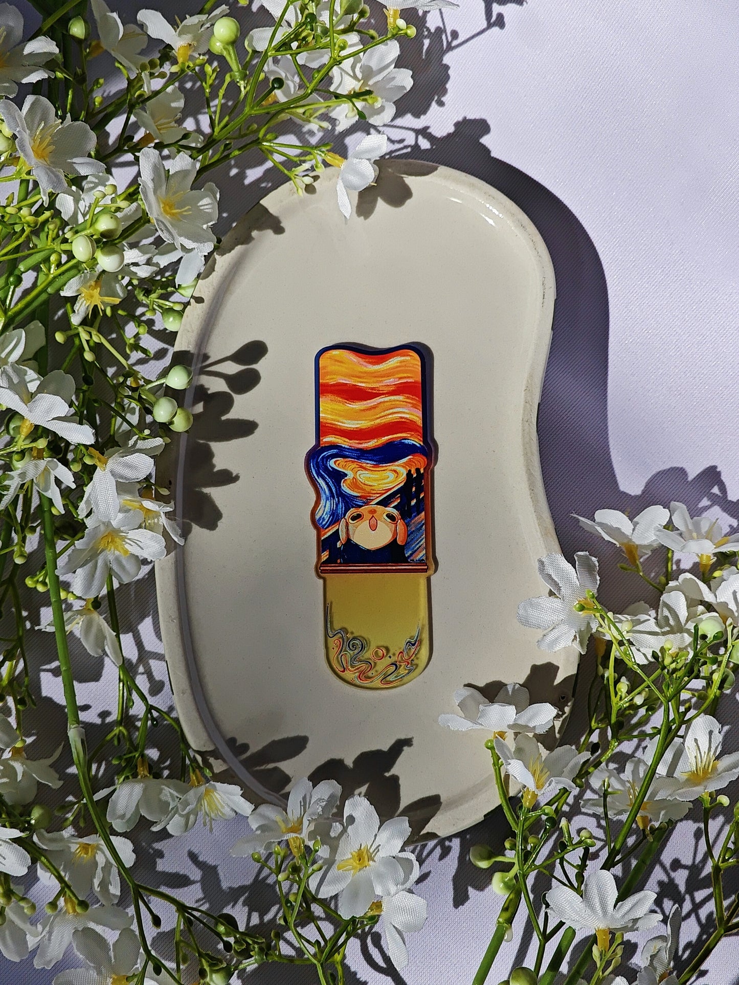 "The Scream" Froggy Bookmark