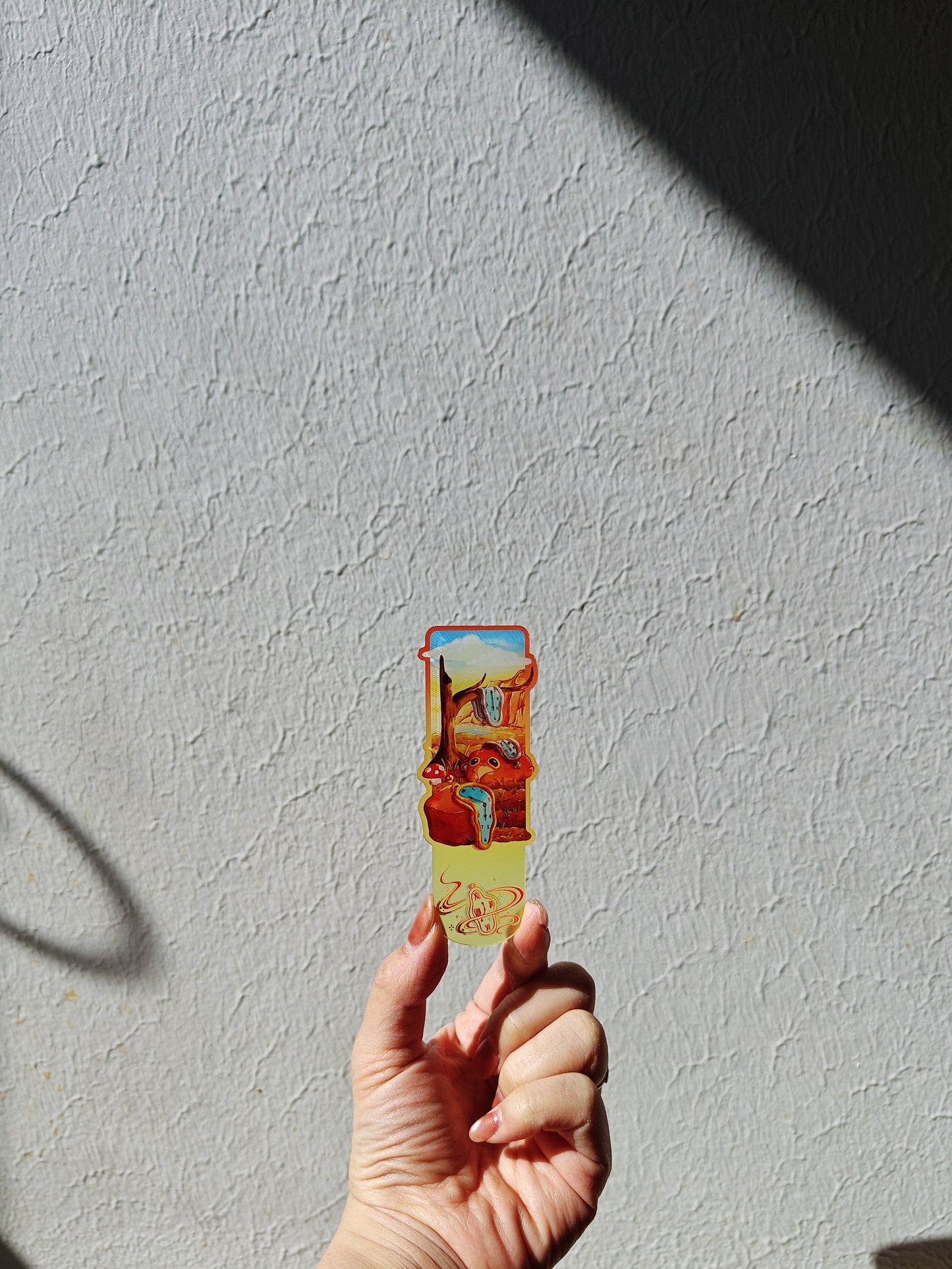 "The Melting Clock" Froggy Bookmark