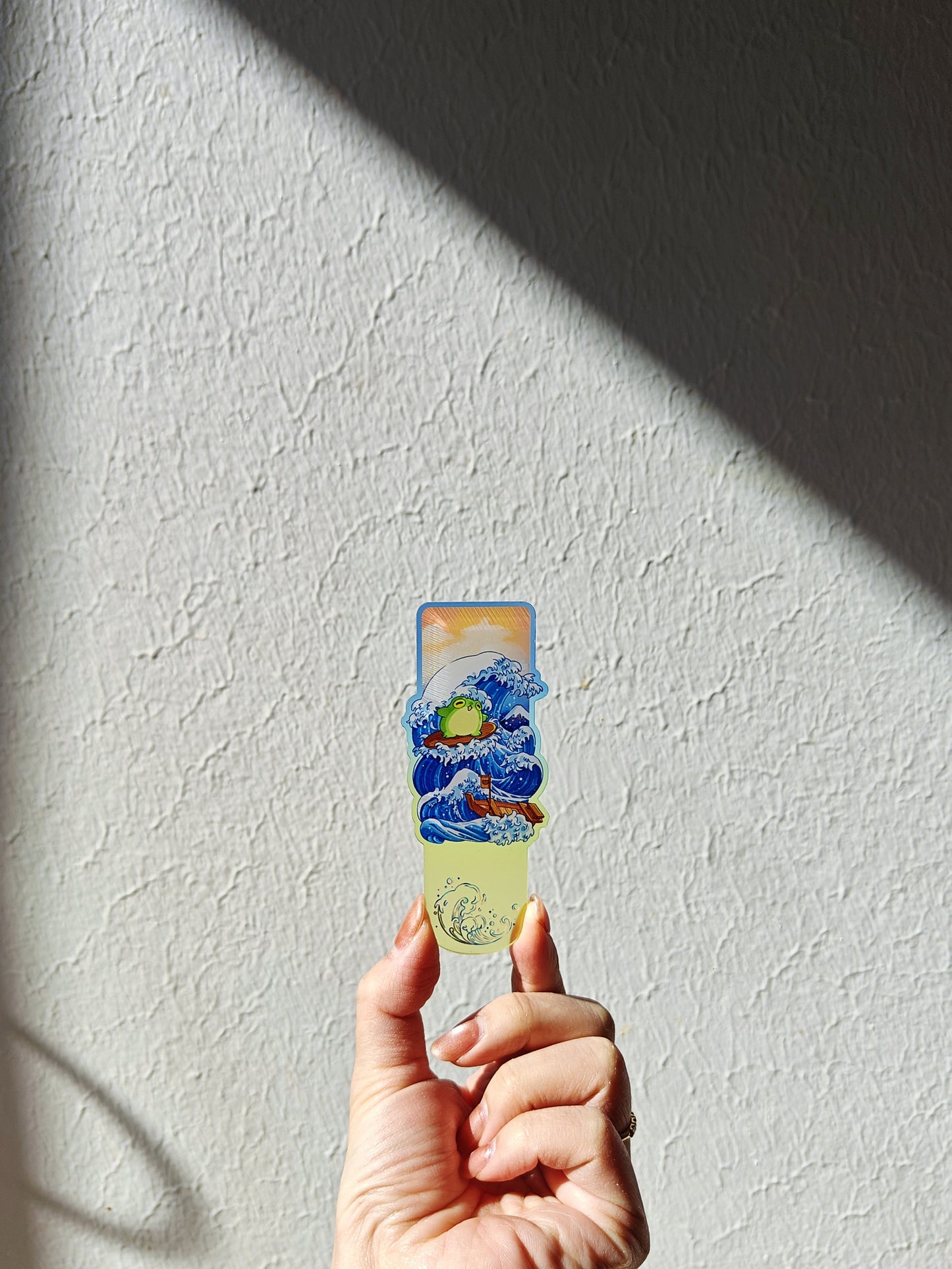 "The Great Wave off Kanagawa" Froggy Bookmark